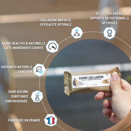 Nutrition sportive Nutripure Barre Collag Ne