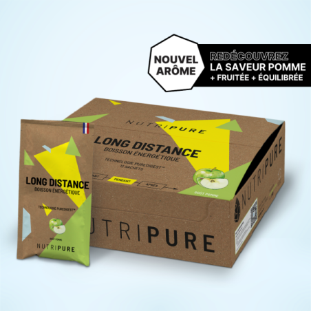 Nutrition sportive Nutripure Boisson Nerg Tique 30G Pomme