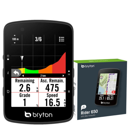 Compteur GPS vélo Bryton Rider 650E