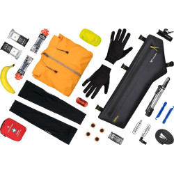 Sacoche de cadre Apidura 5,7 L étanche, stable et idéale pour le bikepacking longue distance.