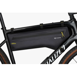 Sacoche de cadre Apidura 5,7 L étanche, stable et idéale pour le bikepacking longue distance.
