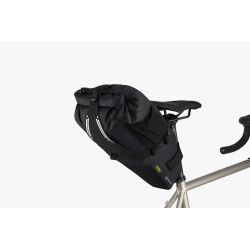 Sacoche de selle Apidura 16 L étanche, stable et idéale pour le bikepacking longue distance.