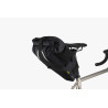 Sacoche de selle Apidura 9 L étanche, stable et légère pour le bikepacking longue distance.