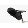 Sacoche de selle Apidura 9 L étanche, stable et légère pour le bikepacking longue distance.