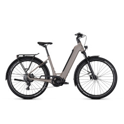 VTC électrique Kalkhoff 600 Wh, polyvalent, confortable et bien équipé pour route et chemins.