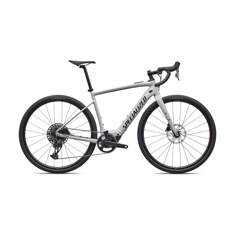 Gravel électrique aluminium léger, confortable et polyvalent pour route et chemins.