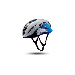 Casque aéro Evade 4 aux couleurs 2026 de l’équipe Red Bull BORA, avec Mips et BOA.