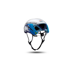 Casque aéro Evade 4 aux couleurs 2026 de l’équipe Red Bull BORA, avec Mips et BOA.