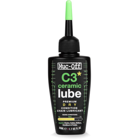 Lubrifiant vélo Muc-off Dry Lub Ceramic Conditions Humides