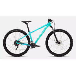 VTT aluminium polyvalent avec Shimano Altus 2x9, suspension et freins hydrauliques.