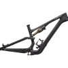 Cadre VTT S-Works Stumpjumper 15 de Specialized en carbone noir avec amortisseur intégré.