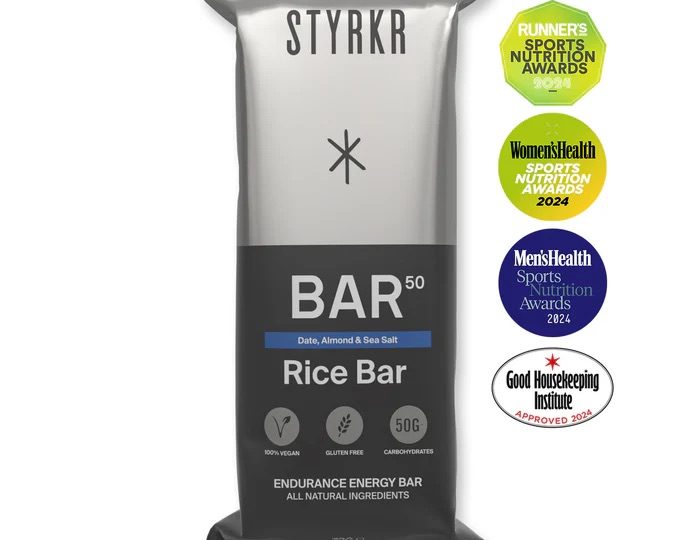 Barre énergétique BAR50 aux dattes, amandes et sel de mer Styrkr