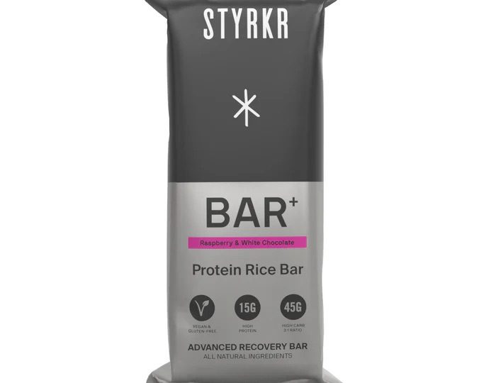Barre de récupération BAR+ Framboise et chocolat blanc Styrkr