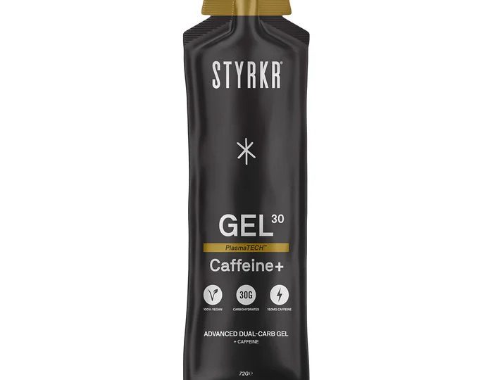 Gel énergétique GEL30 à la caféine et à double glucide Styrkr
