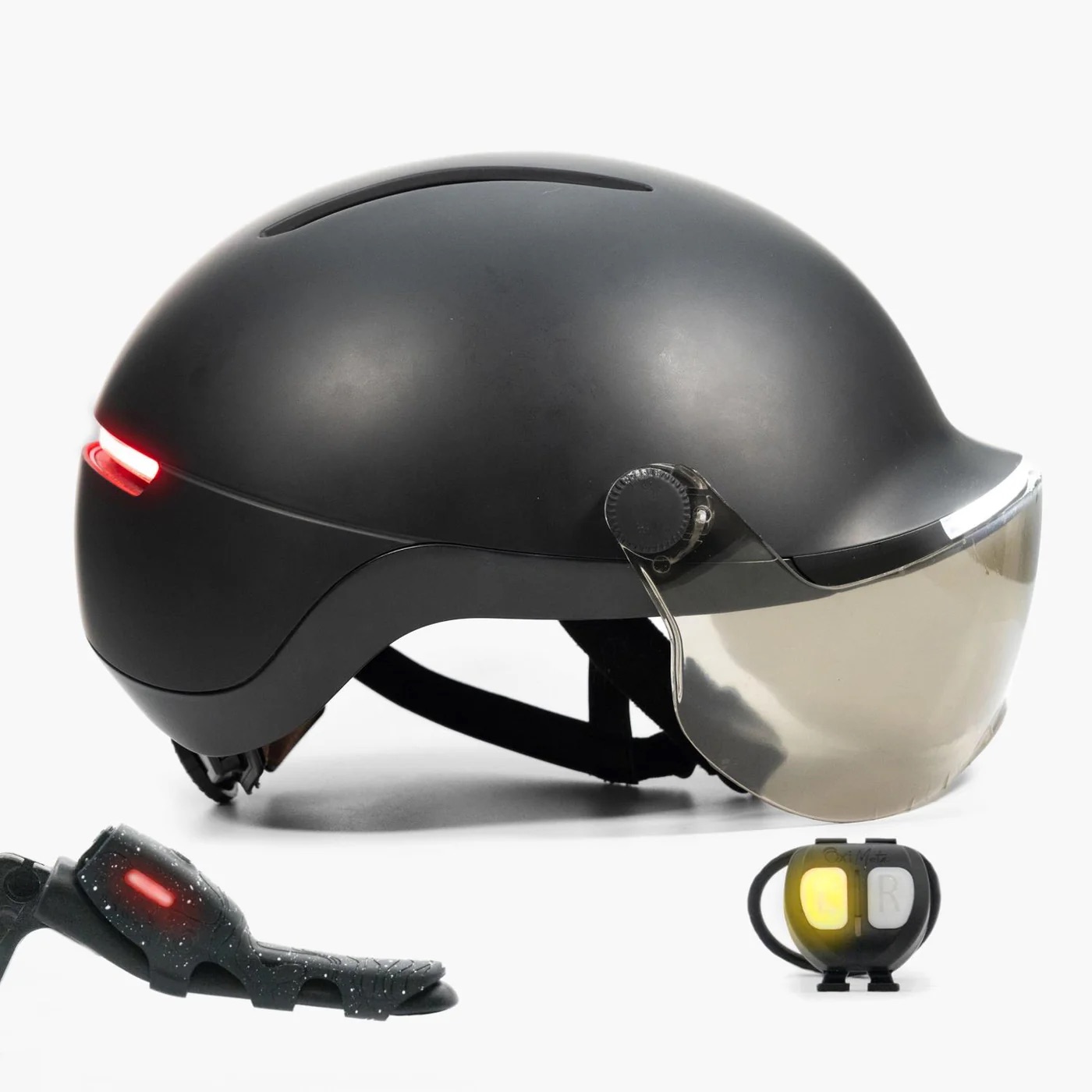 Overade LIFE - Casque Vélo Lumineux avec Clignotants_1