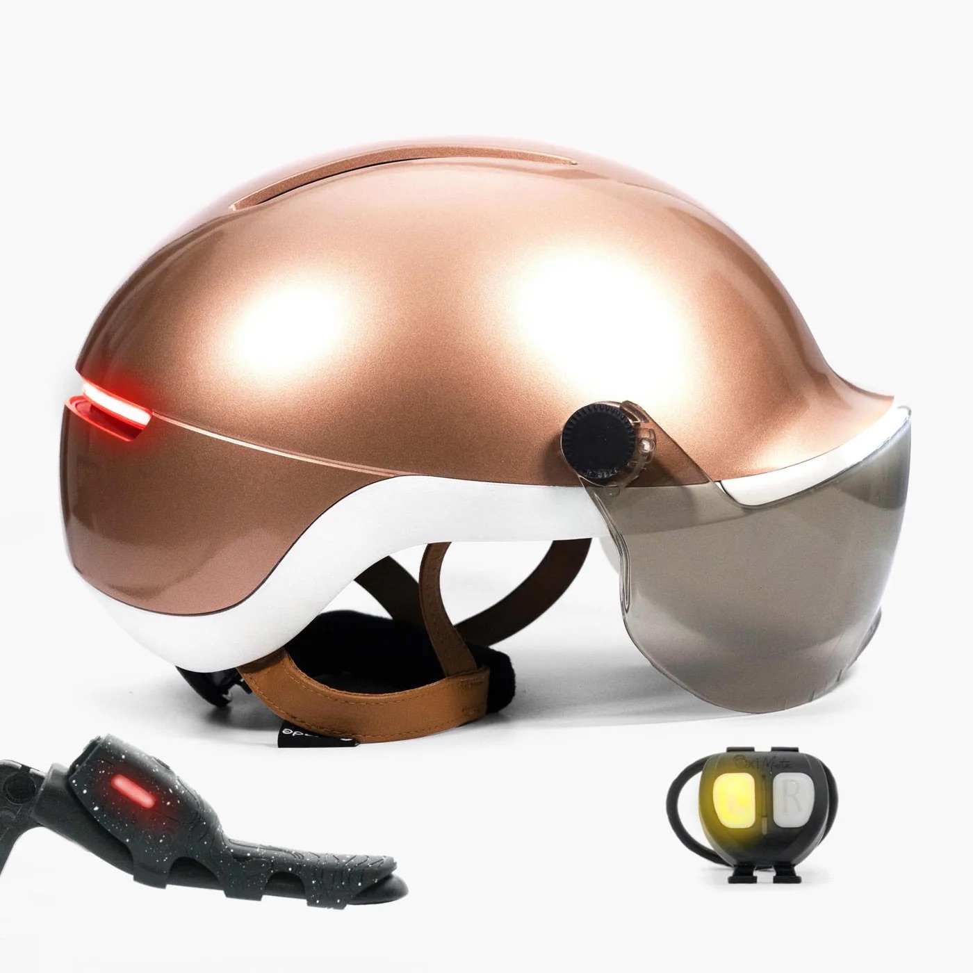 Overade LIFE - Casque Vélo Lumineux avec Clignotants_6