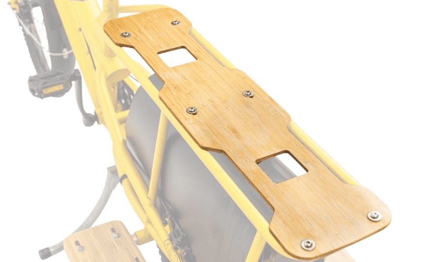 Yuba Kombi Deck – Plateforme en bambou pour porte-bagages arrière Kombi