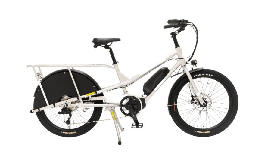Yuba Kombi E5 – Vélo cargo électrique compact, moteur Shimano E5000