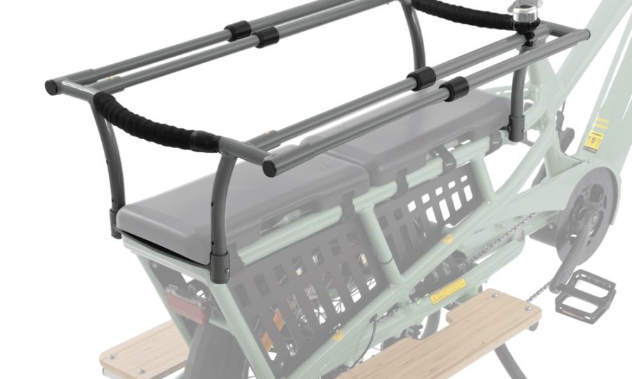 Yuba Monkey Bars – Système de sécurité pour enfants sur vélo cargo longtail