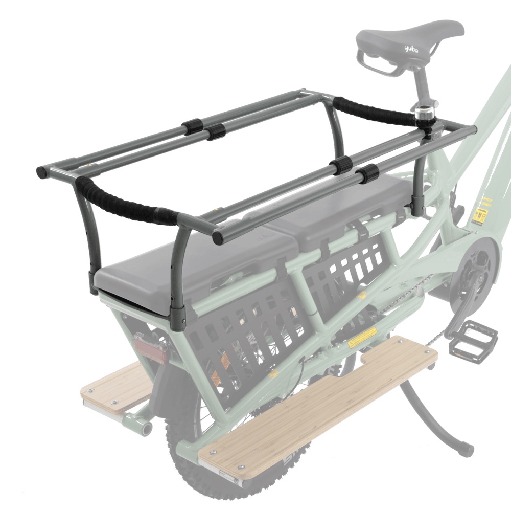 Yuba Monkey Bars – Système de sécurité pour enfants sur vélo cargo longtail_1