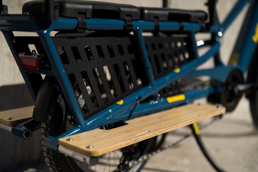 Yuba Spicy SideBoards – Repose-pieds en bambou pour vélo cargo
