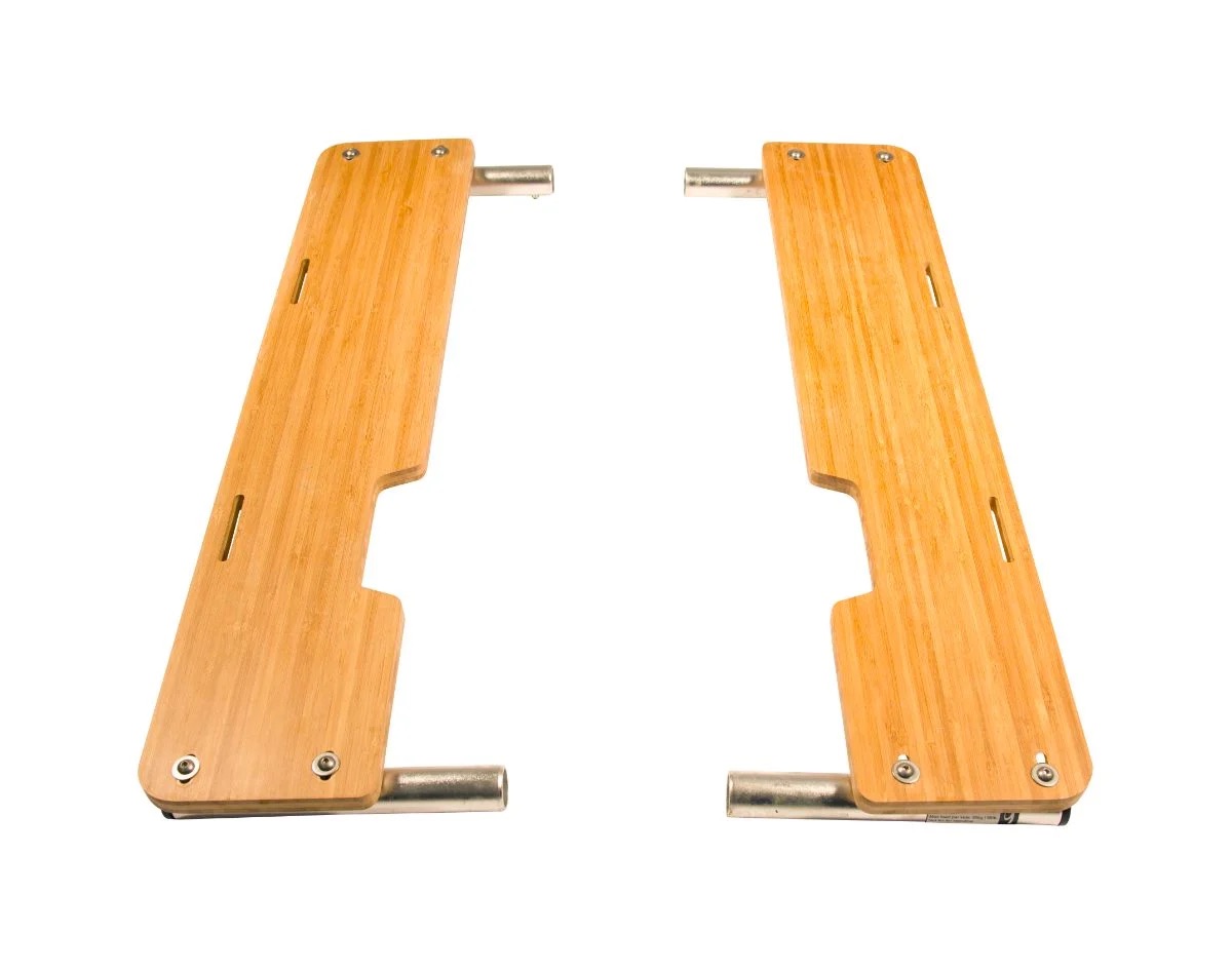 Yuba Spicy SideBoards – Repose-pieds en bambou pour vélo cargo Spicy Curry_2
