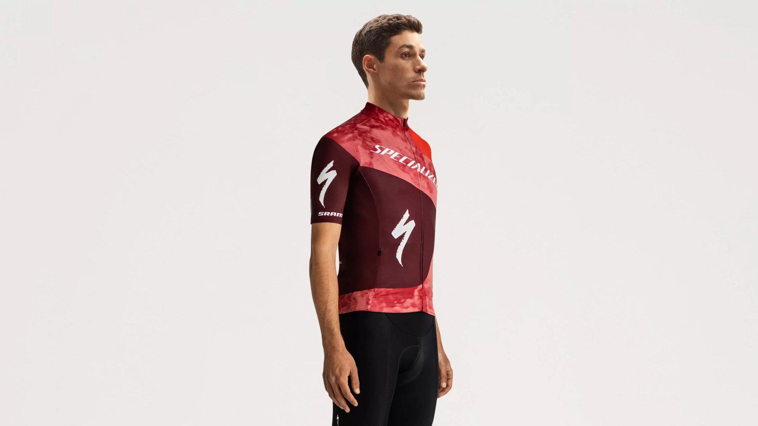 Maillot à manches courtes Specialized Foundation Graphic pour homme Rouge_1