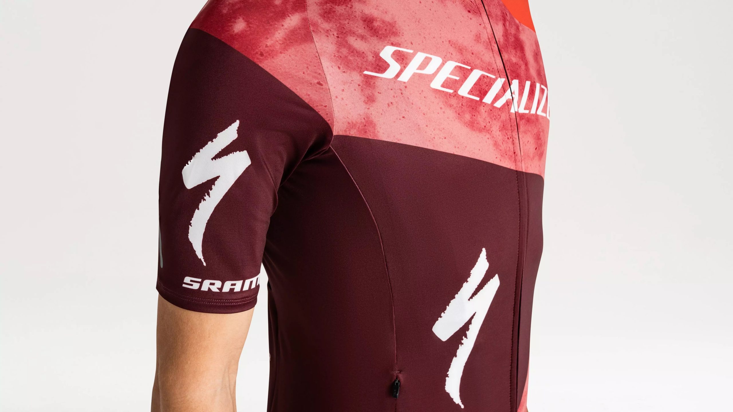 Maillot à manches courtes Specialized Foundation Graphic pour homme Rouge_3