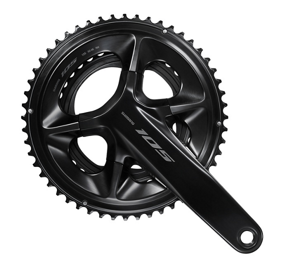 Shimano 105 FC-R7100 165 mm – Pédalier 2×12 vitesses - 52/36