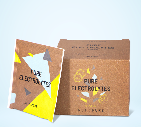 Nutripure Électrolytes – Sachet hydratation – FRUIT ROUGE  Vendue à l’unité