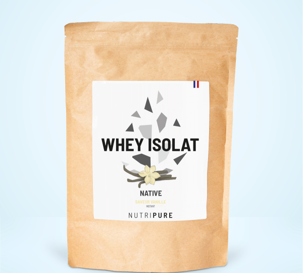 Nutripure Whey Isolate Native – Protéine isolat Vanille 750G