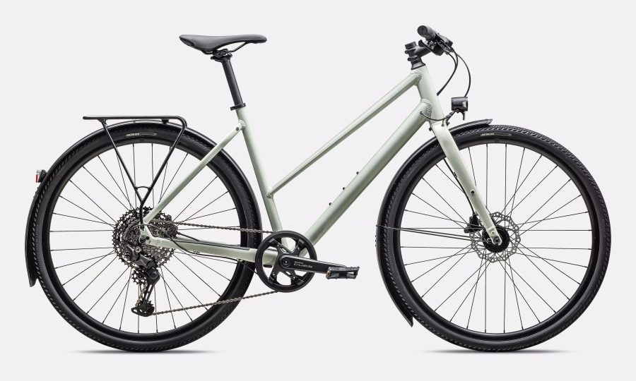 Specialized Sirrus X 3.0 Step-Through EQ – Vélo fitness cadre ouvert, dynamo + rack