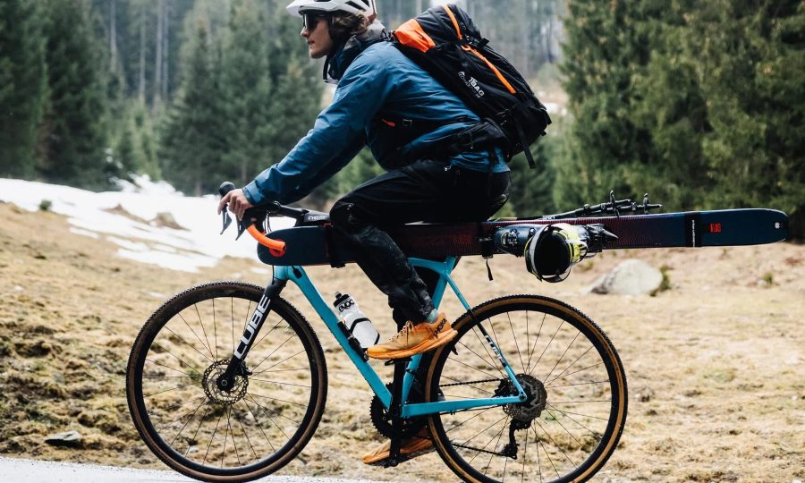 Cyclite SKI RACK / 03 – Porte-skis vélo ultraléger (314 g), 3ᵉ génération