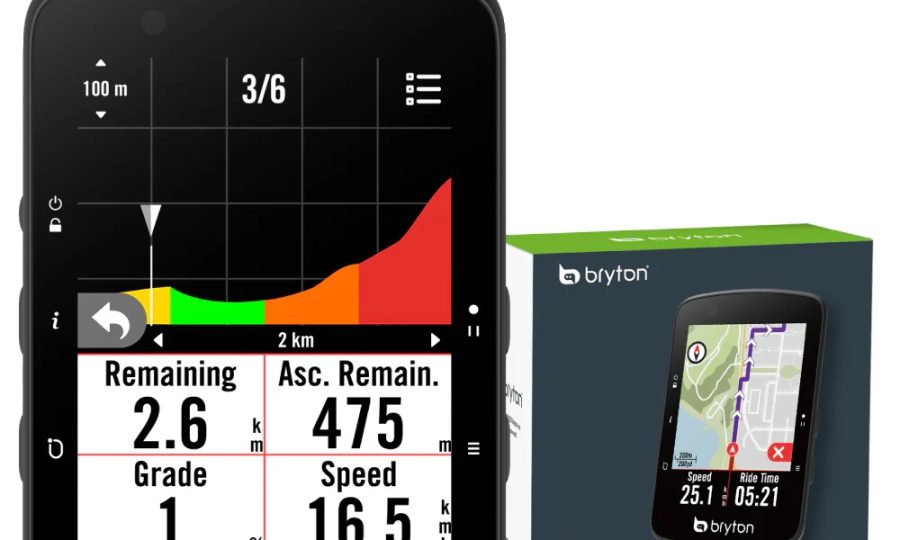 Bryton Rider 650 – Compteur GPS couleur 2,8", 33 h, cartes OSM, ANT+/Bluetooth