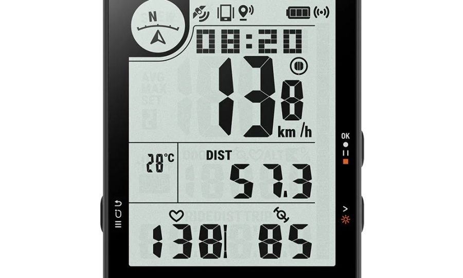 Bryton Rider 17 – Compteur GPS vélo compact, ANT+/Bluetooth, appli Bryton Active