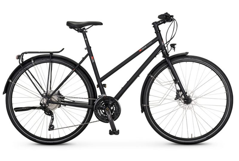 VSF Fahrradmanufaktur T-500 – Trekking acier CrMo, Shimano CUES 2×10, freins à disque